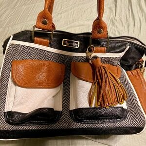 Itzy Ritzy Coffee & Cream Diaper Bag